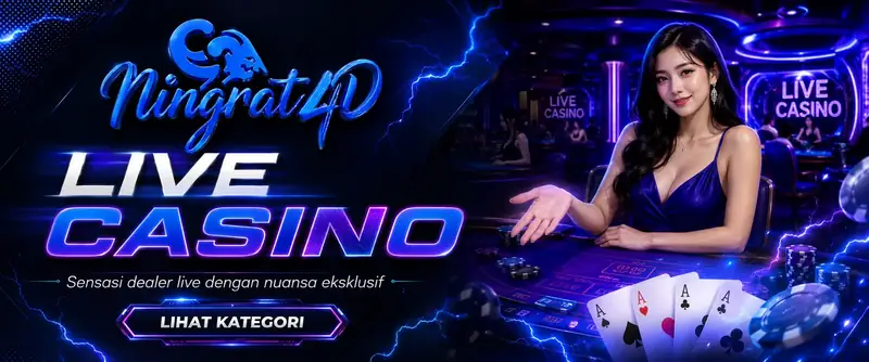 Banner LIVE CASINO NINGRAT4D