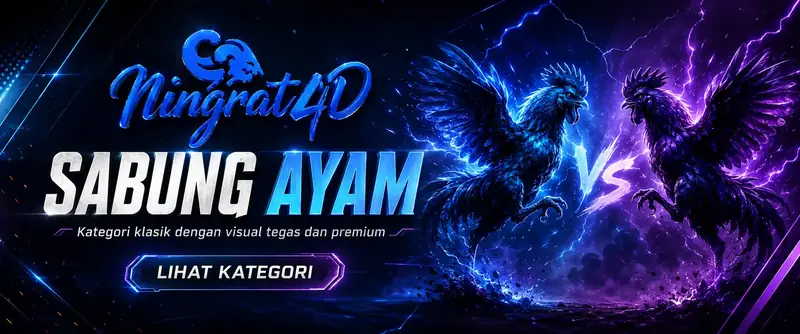 Banner SABUNG AYAM NINGRAT4D